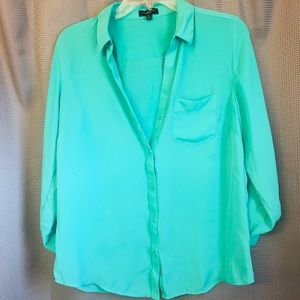 The Limited teal blouse- medium